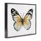 Stupell Industries Country Butterfly on White Framed Giclee Wall Art Design by Janet Tava